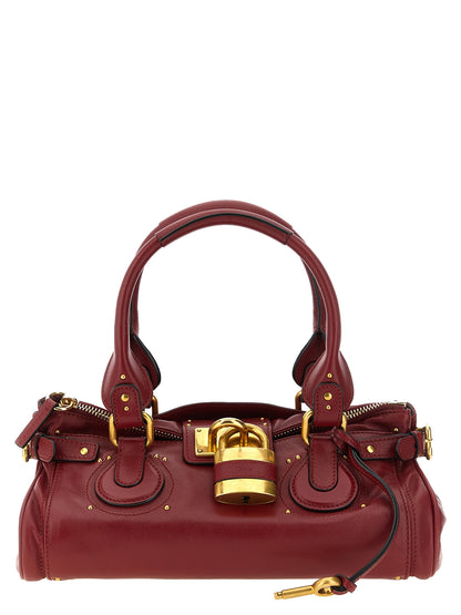 Chloé Bordeaux Buffalo Leather Shoulder Bag