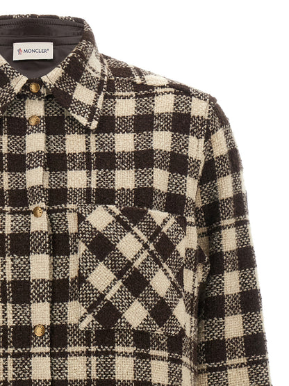 Moncler Brown Wool Blouse
