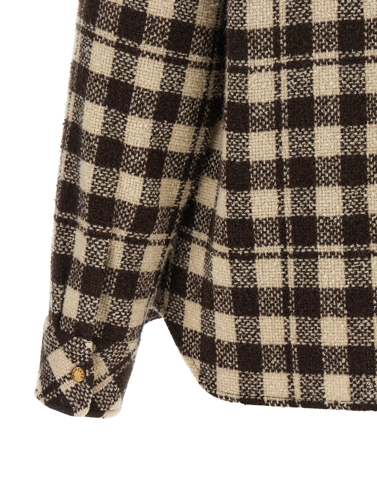 Moncler Brown Wool Blouse