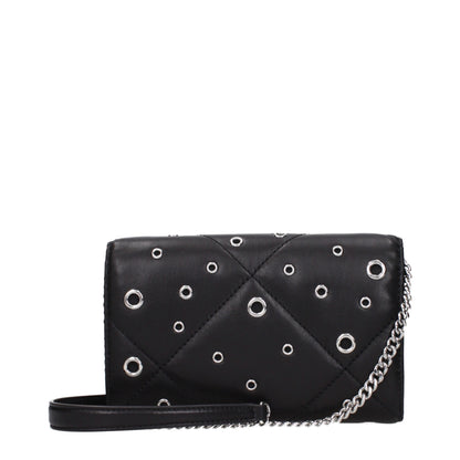 Tory Burch Black Leather Clutch Bag
