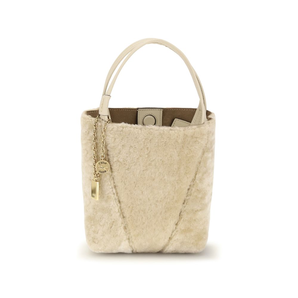 Chloé Beige Calf Leather Bos Taurus Shoulder Bag
