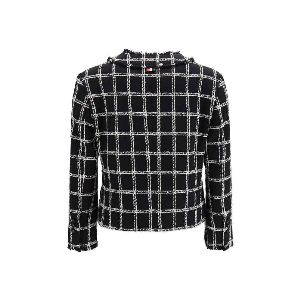 Thom Browne Black Cotton Jacket