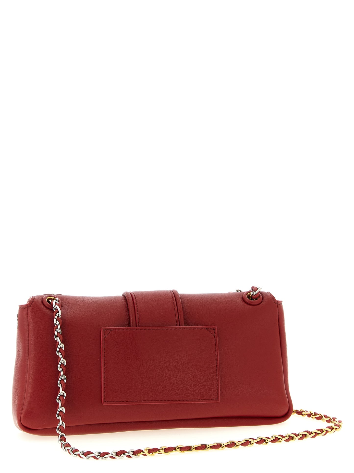 Jacquemus Red Lamb Leather Shoulder Bag