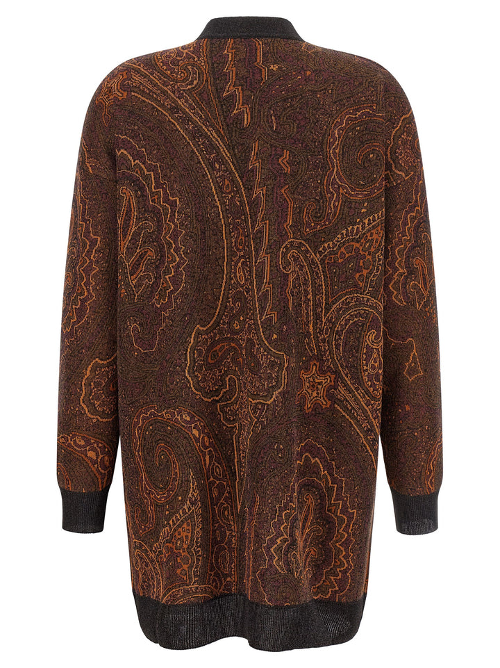 Etro Brown Viscose Cardigan