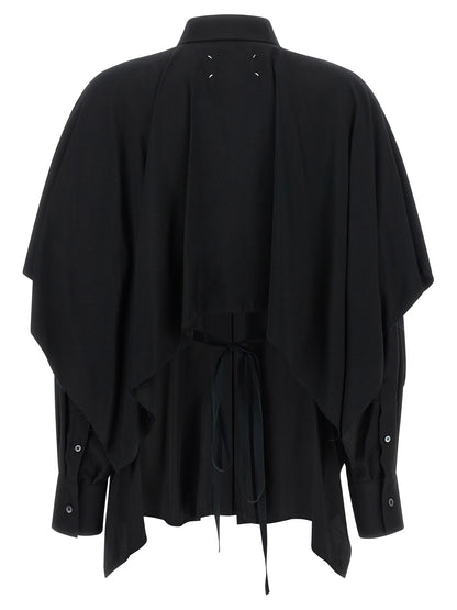 Maison Margiela Black Viscose Blouse