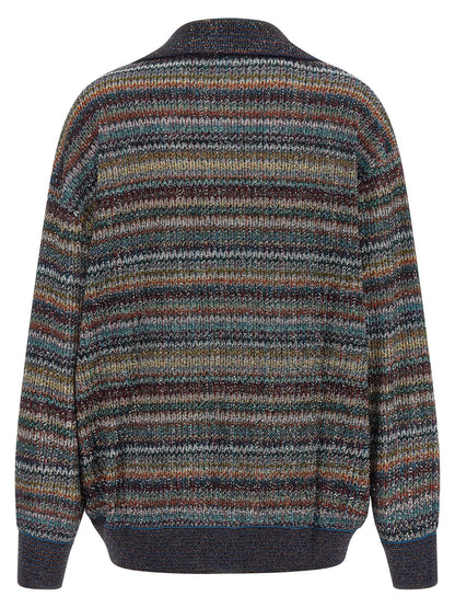 Missoni Multicolor Viscose Polo Shirt
