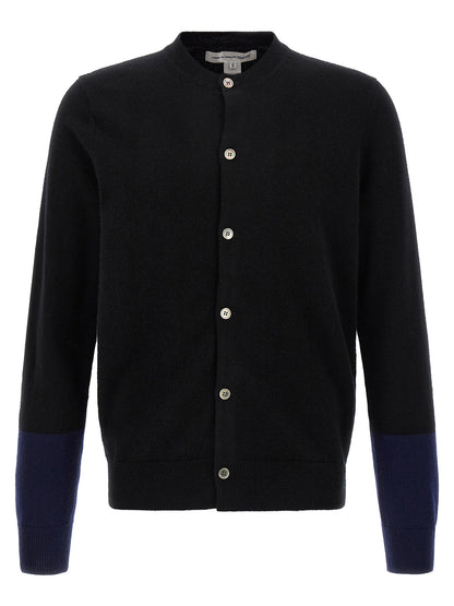 Comme Des Garçons Black Wool Cardigan