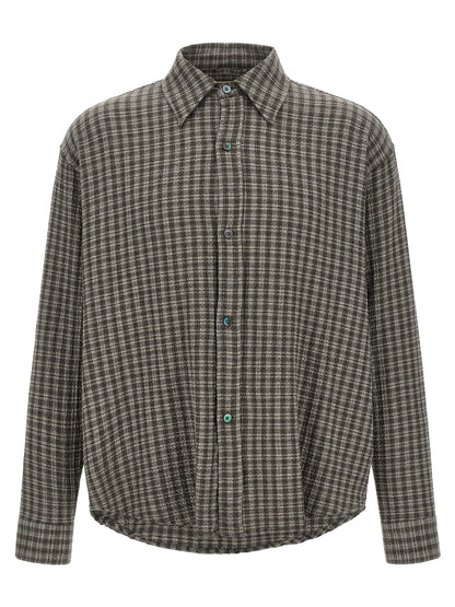 MFPEN Gray Virgin Wool Blouse