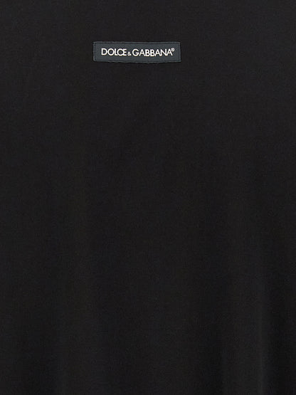 Dolce & Gabbana Black Cotton T-Shirt