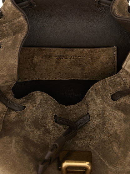 Brunello Cucinelli Brown Calfskin Backpack