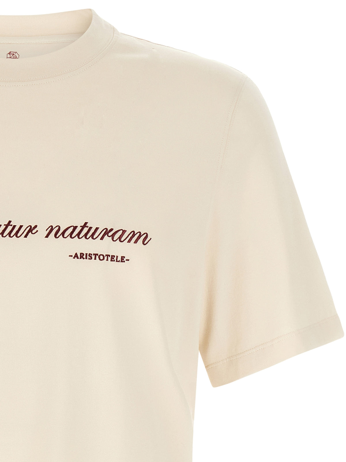 Brunello Cucinelli White Cotton T-Shirt