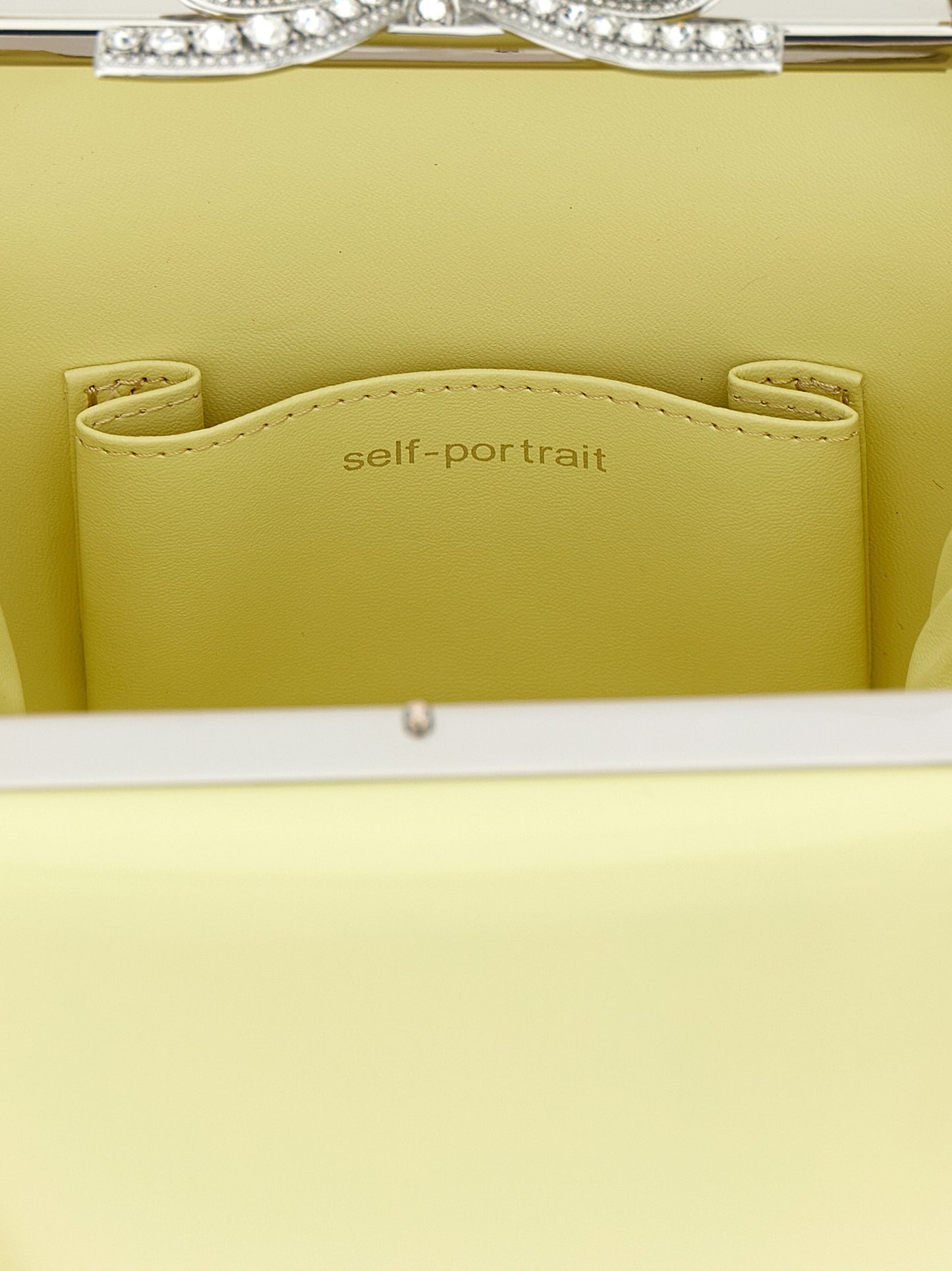 Self-Portrait Multicolor Leather Handbag