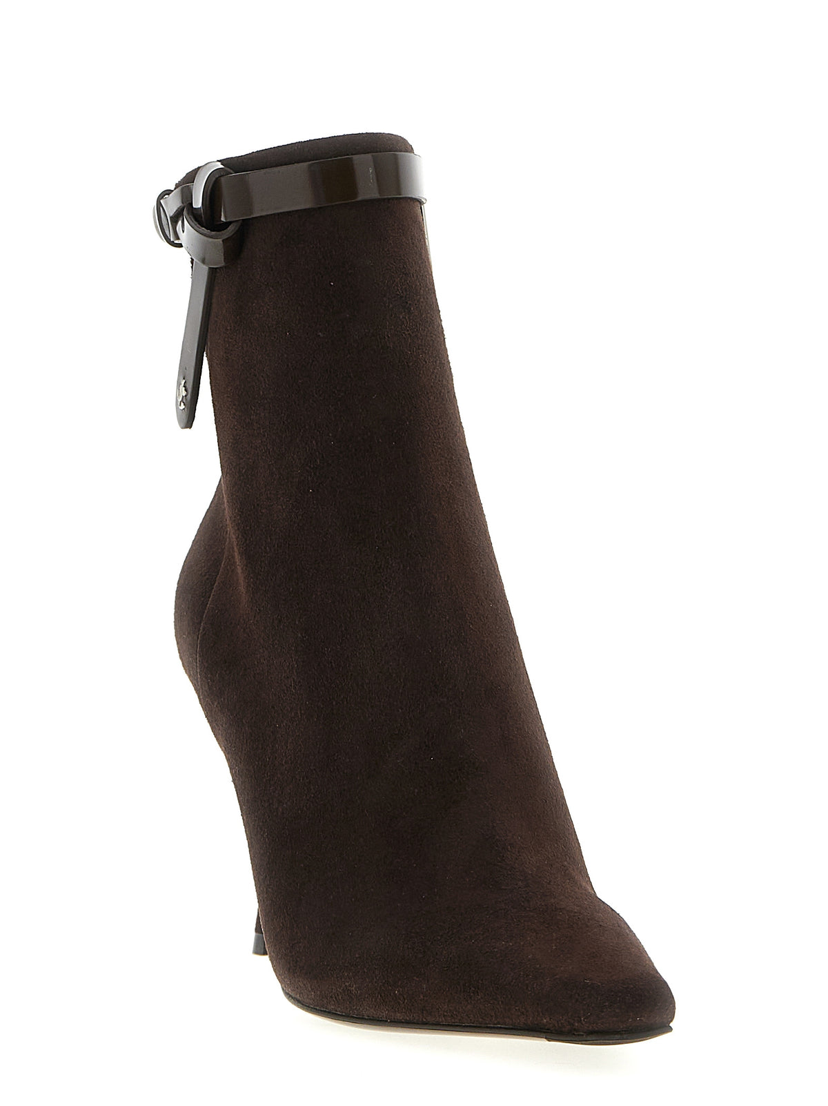 Jimmy Choo Brown Leather Ankle Boots