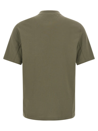 Brunello Cucinelli Bicolor Cotton T-Shirt