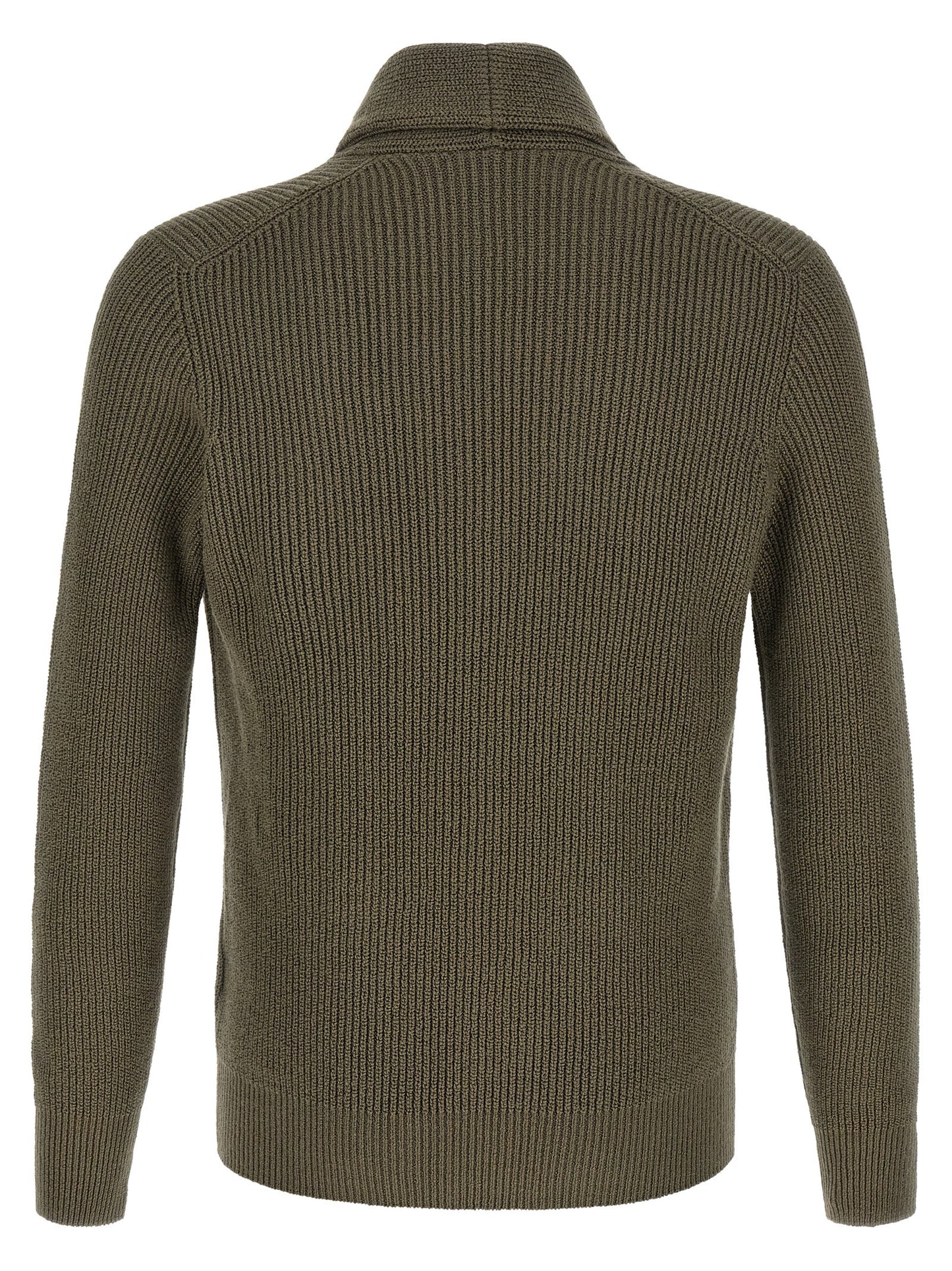 Brunello Cucinelli Bicolor Cotton Cardigan