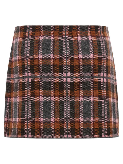 Guest in Residence Brown Wool Long Skirt