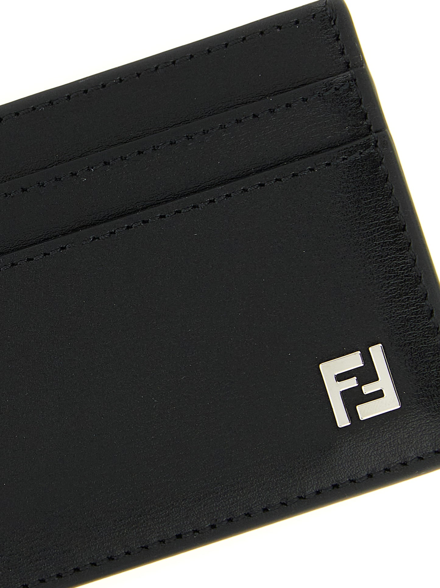 Fendi Black Calfskin Cardholder