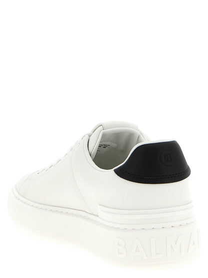 Balmain Bicolor Calfskin Low Top Sneakers