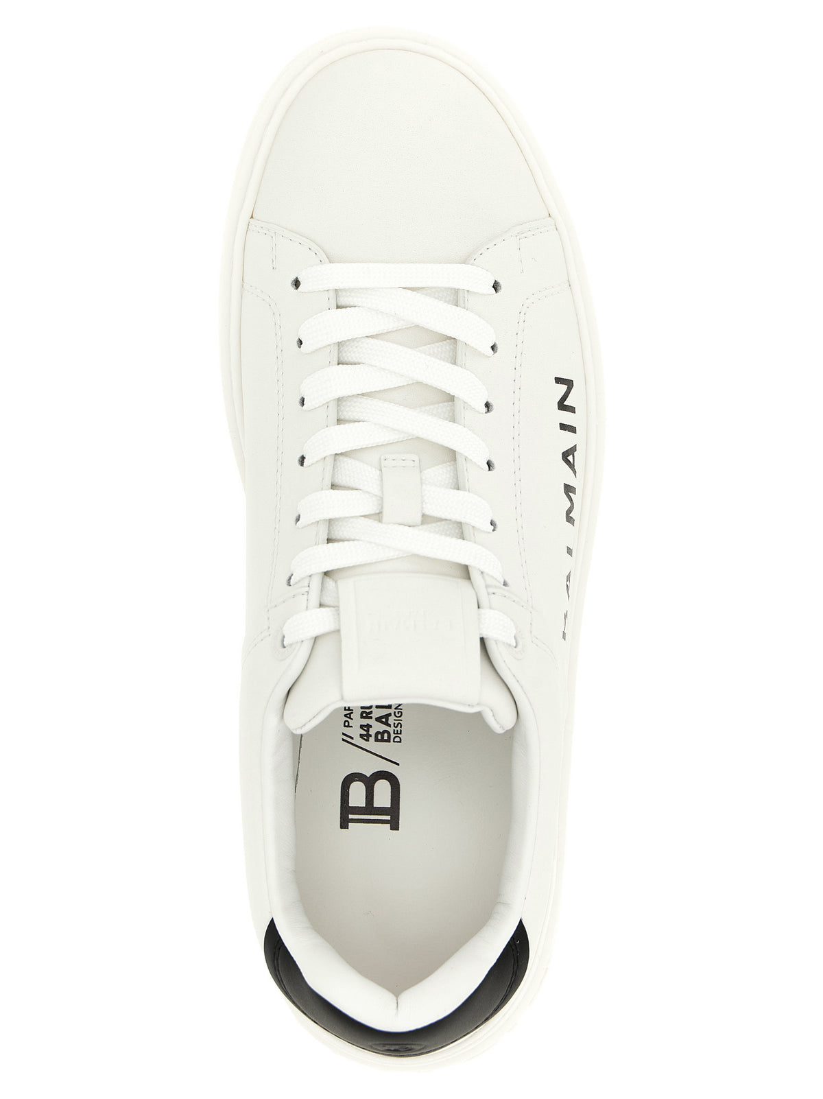 Balmain Bicolor Calfskin Low Top Sneakers