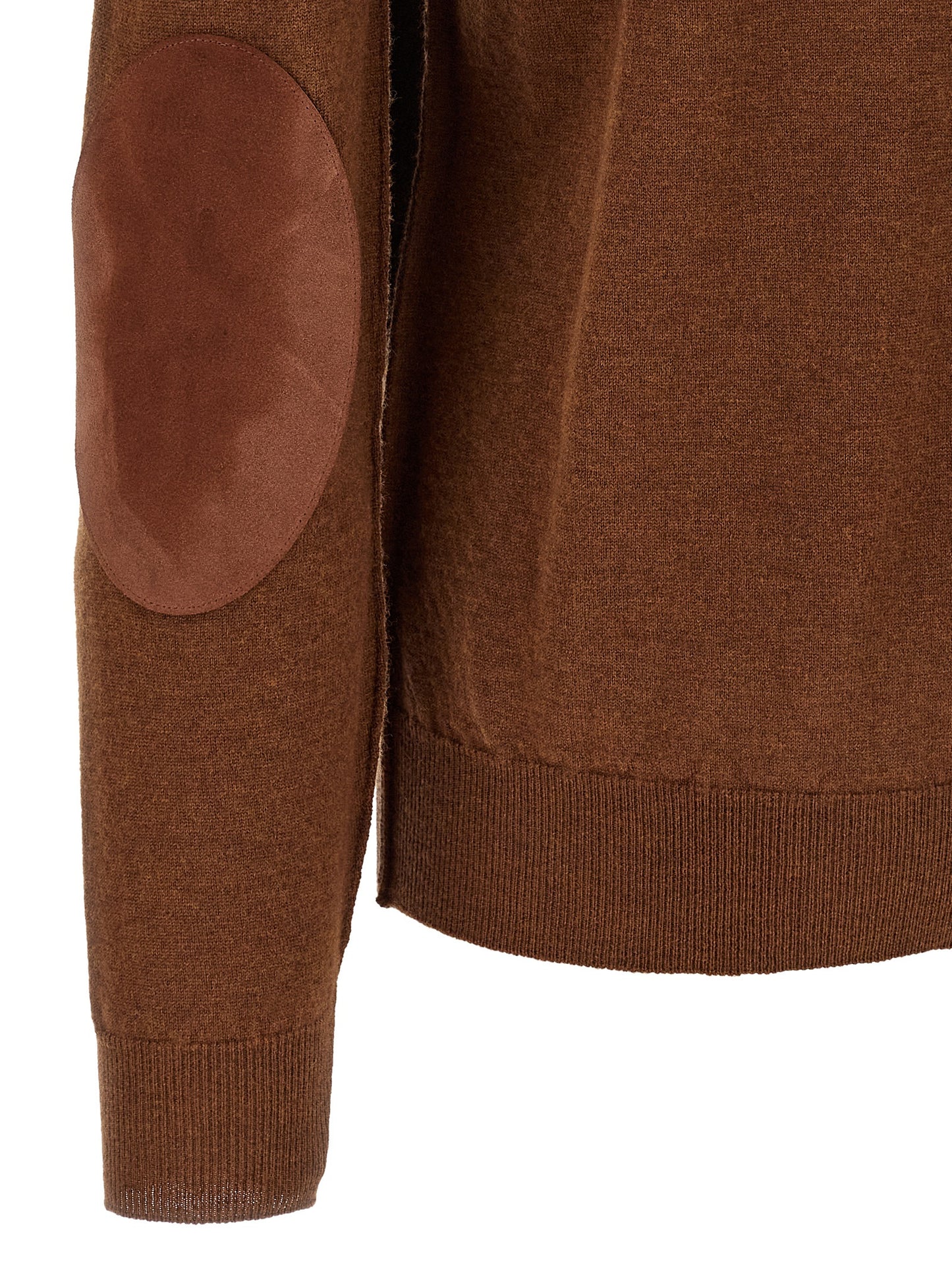 Maison Margiela Brown Wool Cardigan