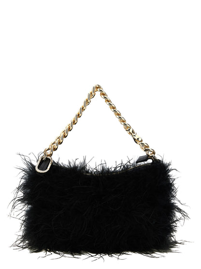 Twinset Black Polyester Clutch Bag