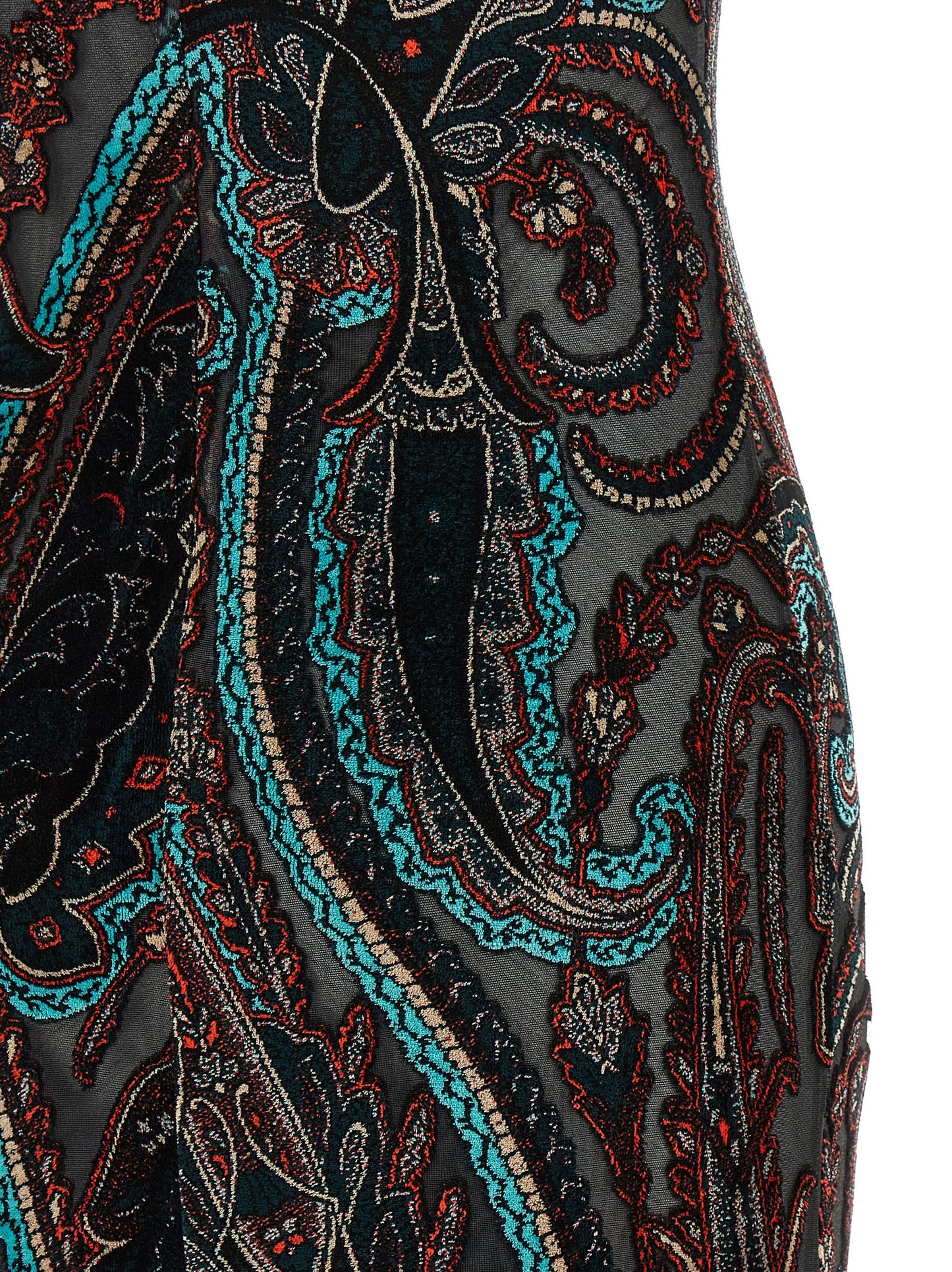 Etro Multicolor Viscose Long Dress