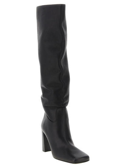 Khaite Black Calfskin Over The Knee