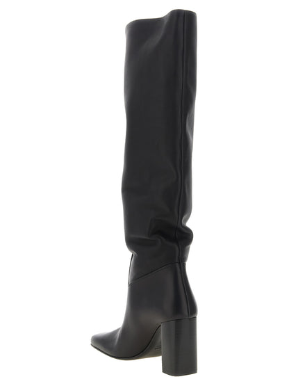 Khaite Black Calfskin Over The Knee