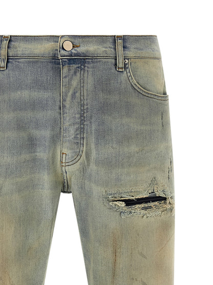 Amiri Beige Cotton Jeans Denim