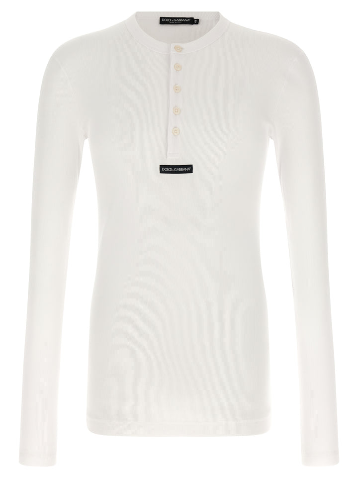 Dolce & Gabbana White Cotton T-Shirt