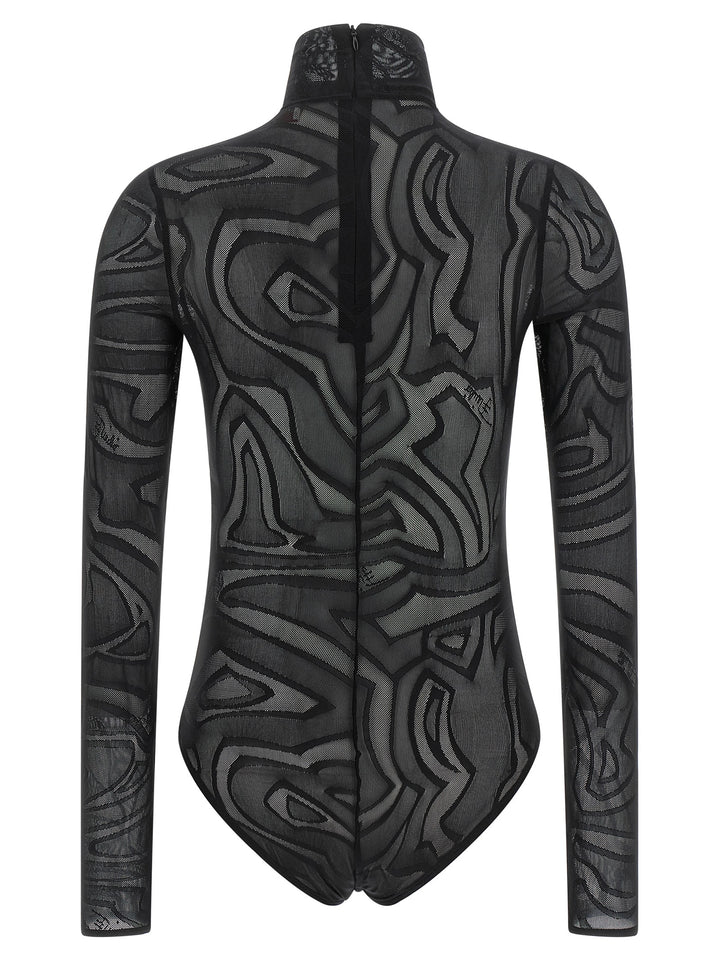 Emilio Pucci Black Polyamide Bodysuit