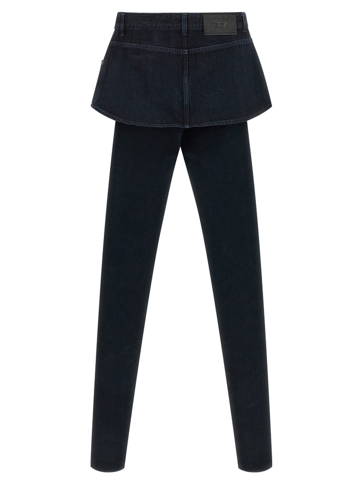Diesel Blue Cotton Skinny Jeans