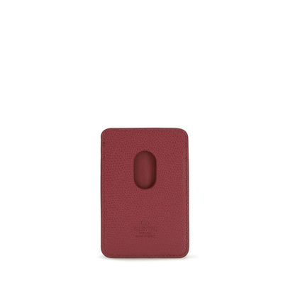 Valentino Garavani Red Calf Leather Bos Taurus Wallet