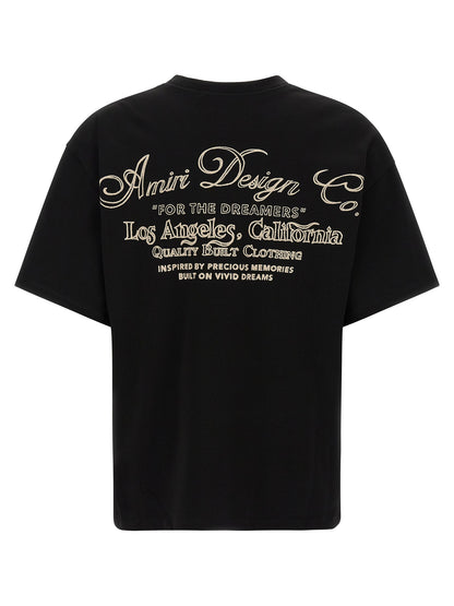 Amiri Black Cotton T-Shirt