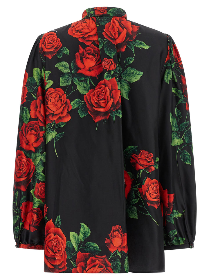 Dolce & Gabbana Black Silk Blouse