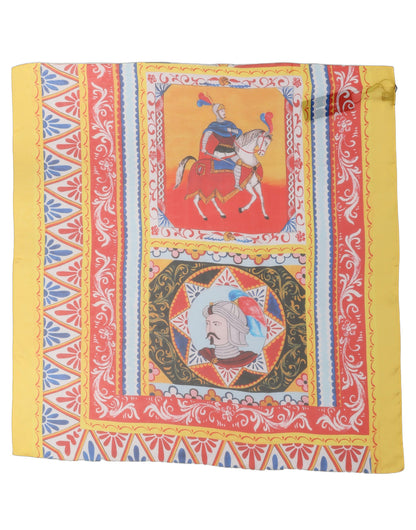 Dolce & Gabbana Multicolor Silk Printed Square Foulard Scarf
