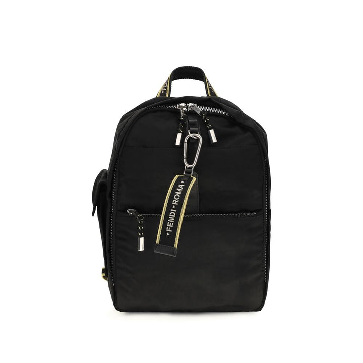 Fendi Black Polyamide Backpack