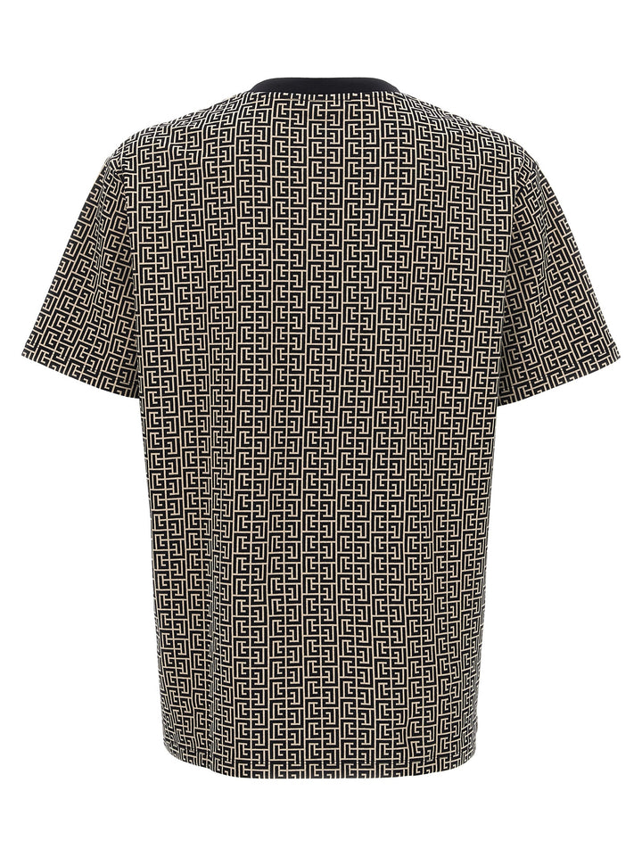 Balmain Bicolor Cotton T-Shirt