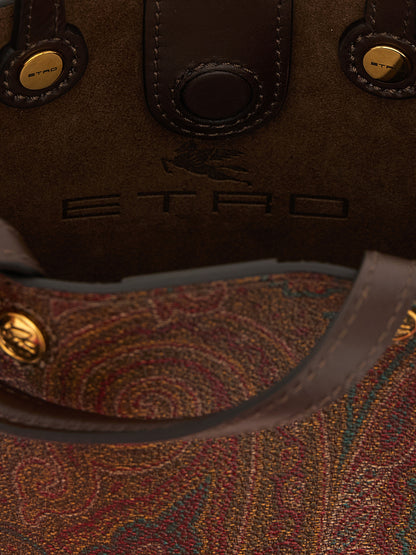 Etro Multicolor Cotton Tote Bag