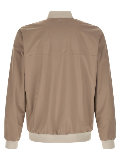 Herno Beige Polyester Bomber