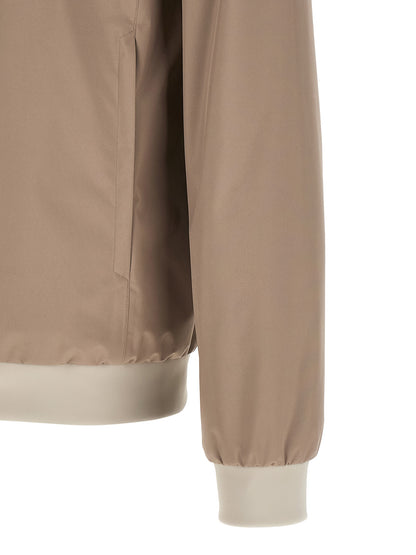 Herno Beige Polyester Bomber