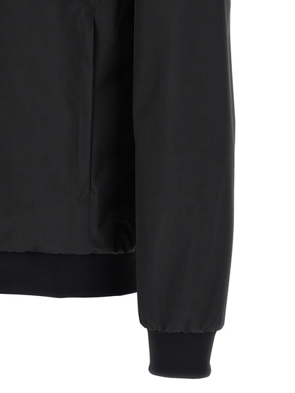 Herno Black Polyester Bomber