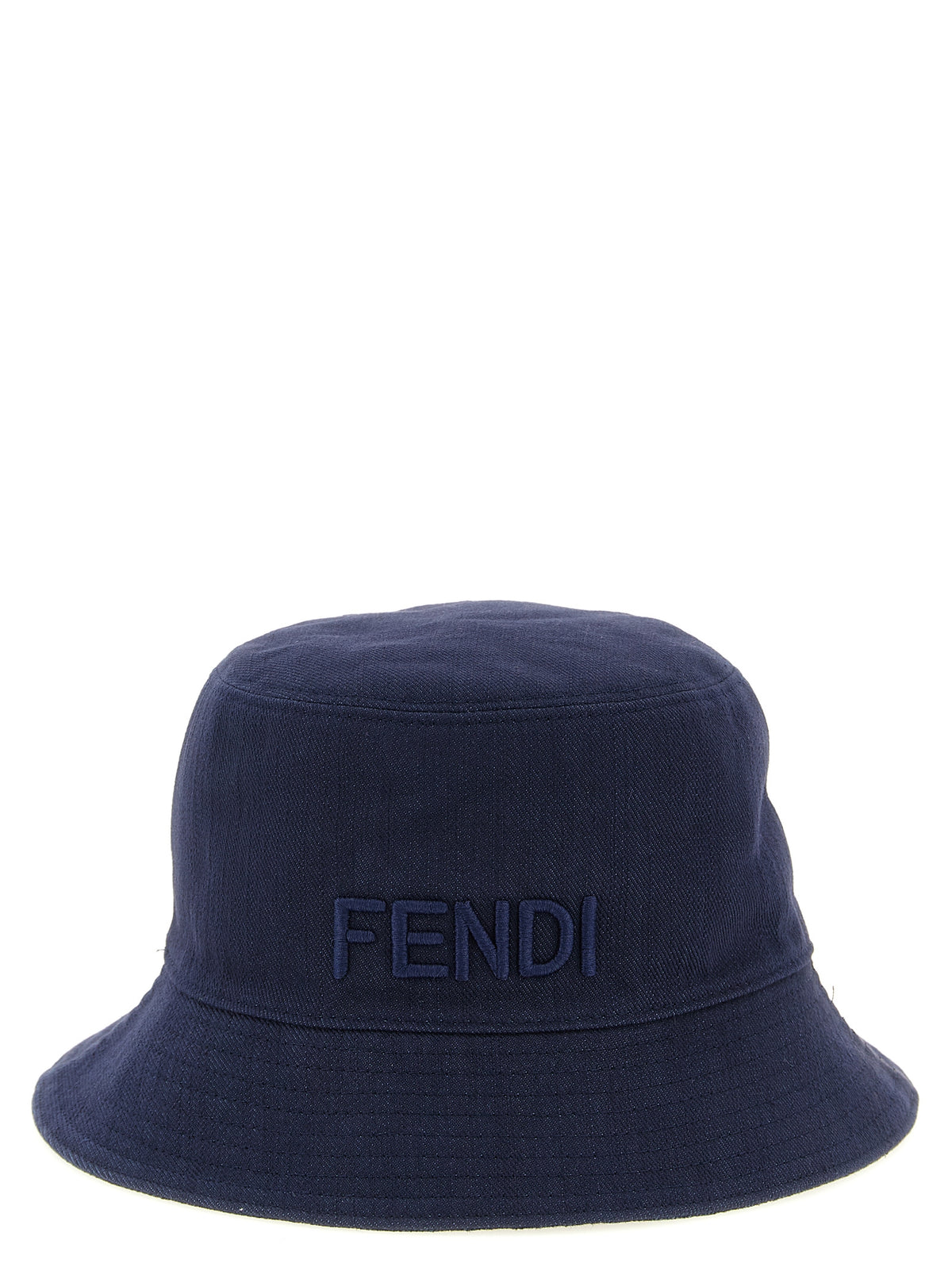 Fendi Blue Cotton Bucket Hat