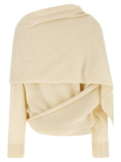 Armarium White Wool Cardigan