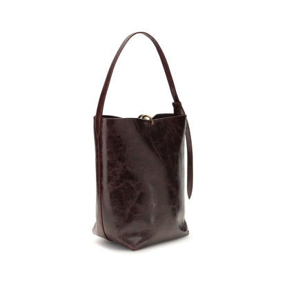 Benedetta Bruzziches Bordeaux Calf Leather Bos Taurus Shoulder Bag
