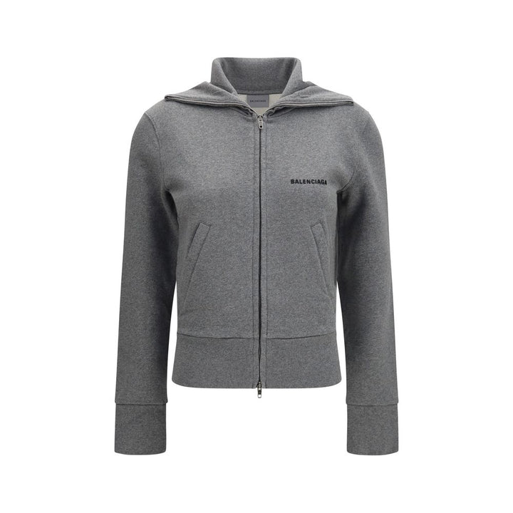 Balenciaga Gray Cotton Sweatshirt