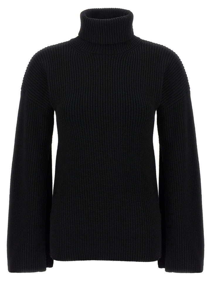 TOTEME Black Wool Cardigan