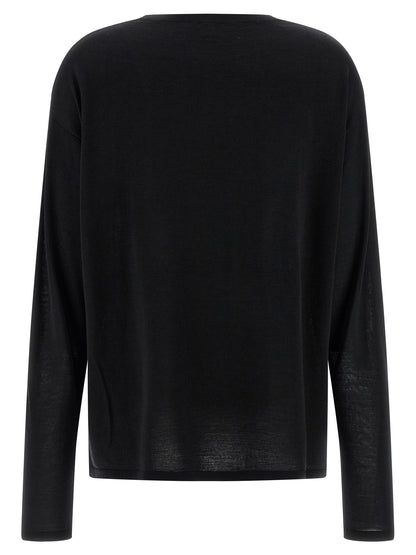 TOTEME Black Wool Cardigan