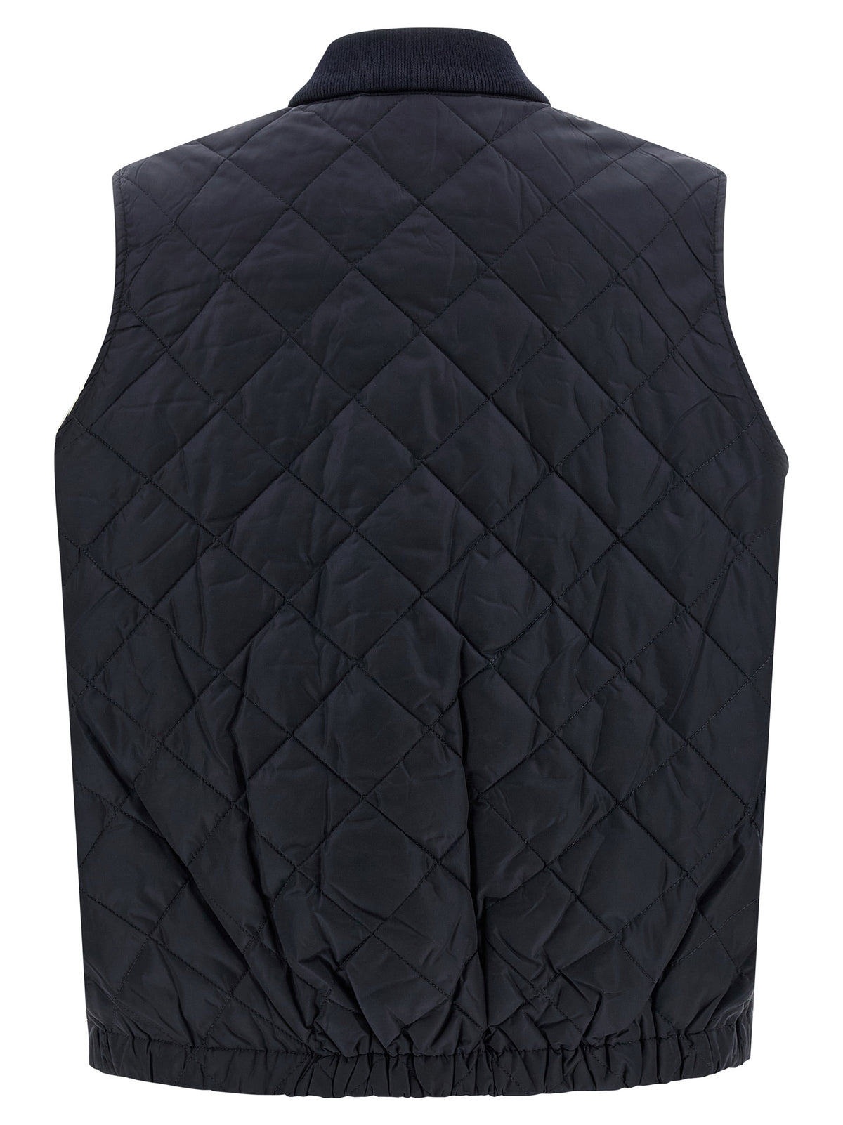Prada Blue Recycled Polyamide Sleeveless Jacket