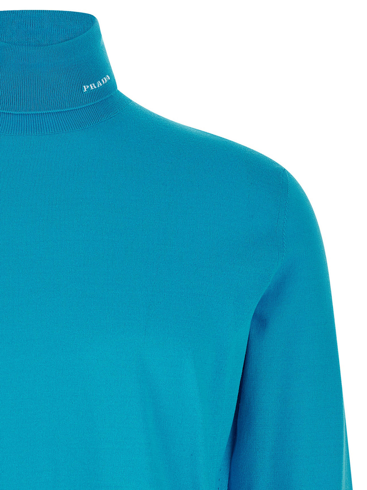 Prada Blue Cotton Cardigan